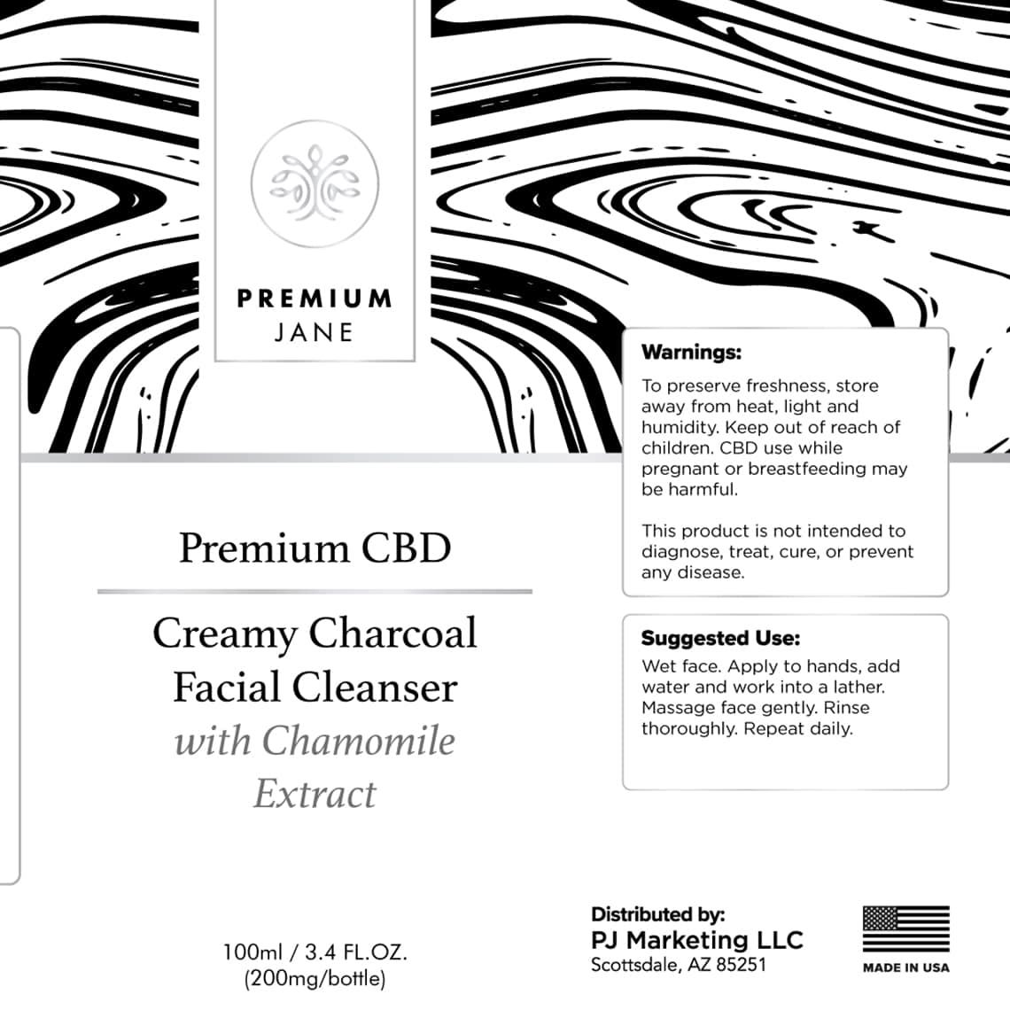pj-product-page-200mg-cbd-creamy-charcoal-facial-cleanser-4-min - preview