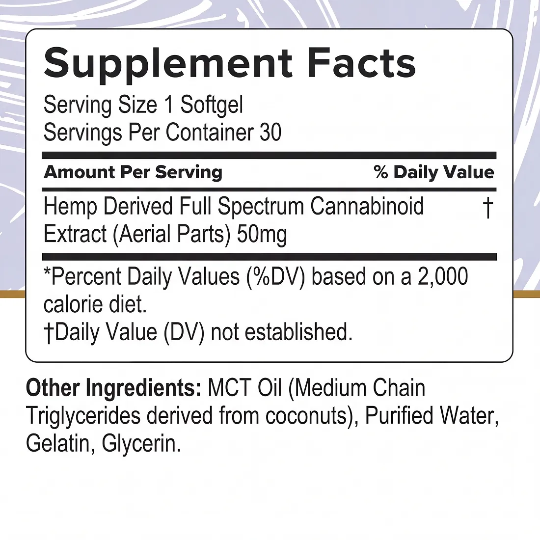 label capsules 1200mg